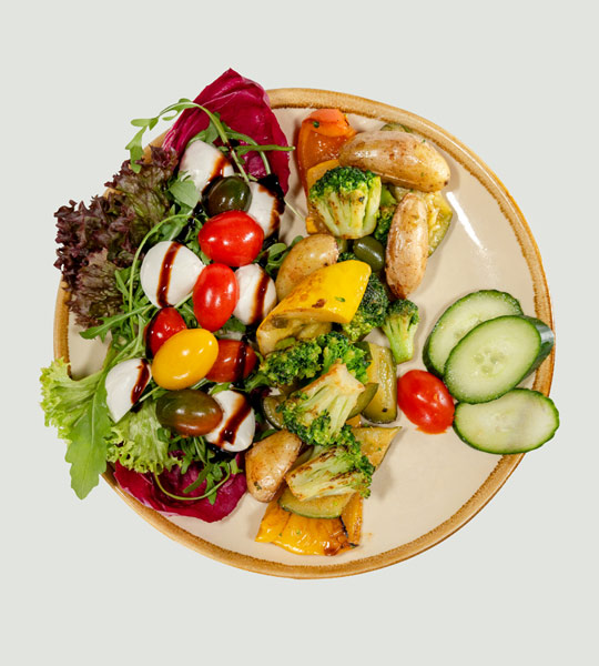 Insalata di verdure al forno